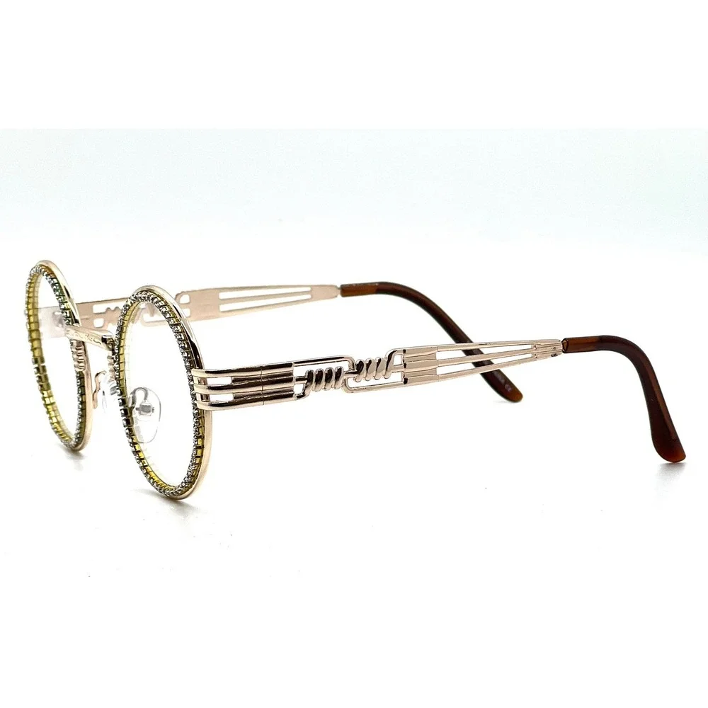 Bling‎ Sunglasses Gold Men Women Statement Fashion Eyewear Clear Sophisticated